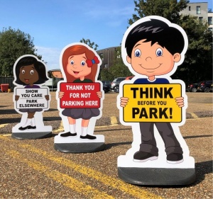 Child Friendly Cut-Out Pavement Signs